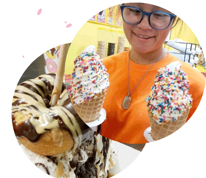 Donutz on a stick ice cream and donuts