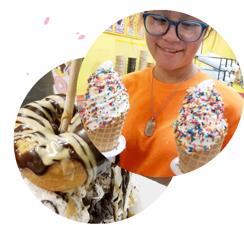 Donutz on a stick ice cream and donuts