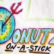 Donutz on a stick sketched logo