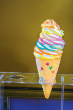ice cream cone from donutz on a stick